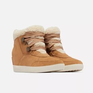 SOREL Women's Out N About Cozy - Tawny Buff/Sea Salt Size 7.5 NWT